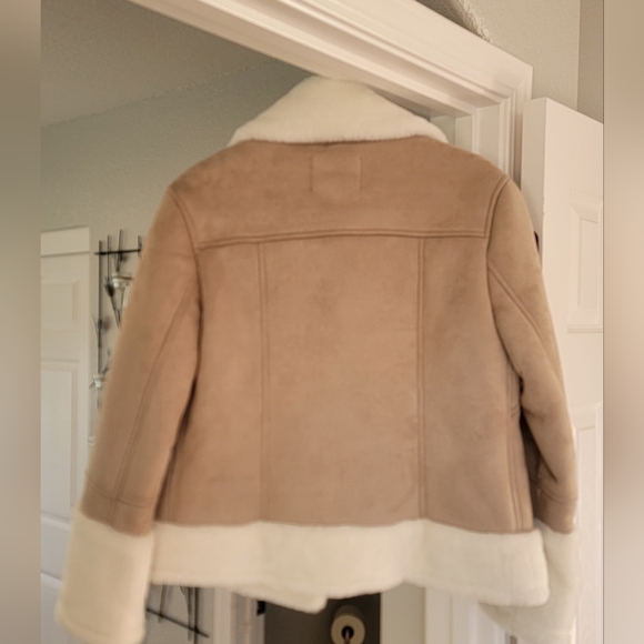 Soia & Kyo Phoebe Faux-Sherpa Moto Jacket, Size XS - Picture 4 of 6